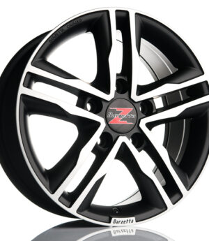 Barzetta Cavallo BlackPolish Pakettiautoihin 7.5x17 5x118 50