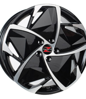 Barzetta Elettrico Black Polished Sähköauton 8.0x19 5x108 45