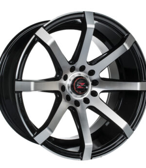Barzetta Grottesco Black Polished 9x17 5x100 25